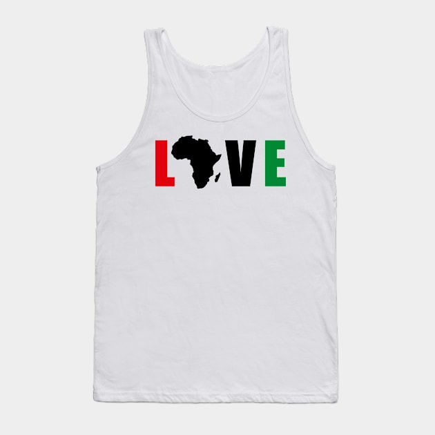 Love Africa Tank Top by Hashop